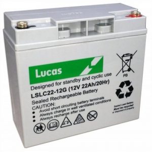22AH Lucas AGM Lawnmower Battery-0