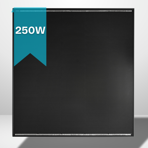 250W Xplorer All-Black Monocrystalline Cell Solar Panel