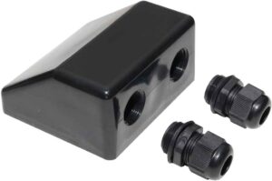 Black Cable Entry Gland for Solar Panel