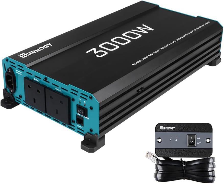 Renogy 3000W Pure Sine Wave Power Inverter with UPS Function