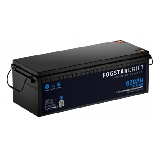 12v 628AH Fogstar Drift Lithium Leisure Battery With Bluetooth & Heating