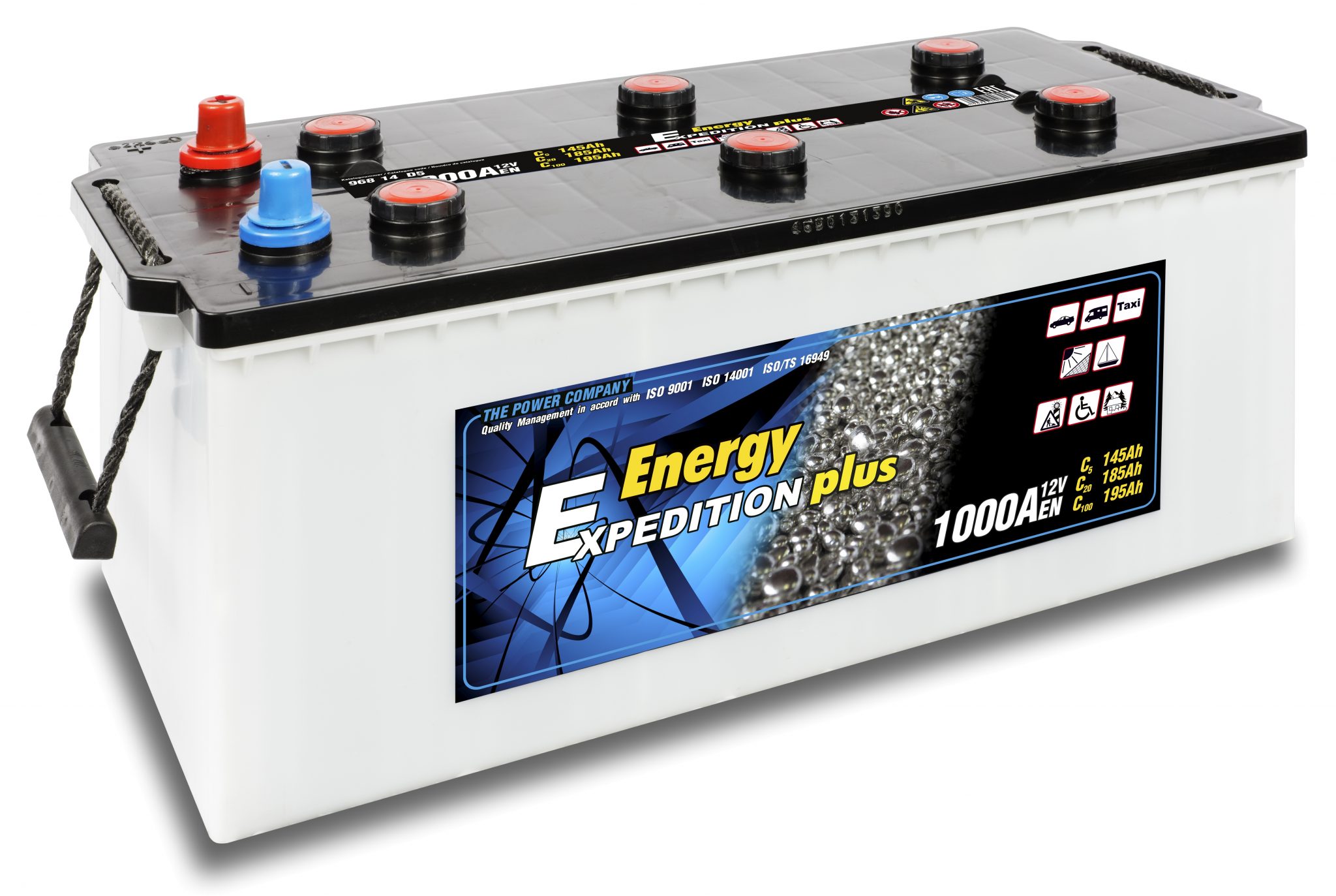 12v 195AH Expedition Plus Semi Traction Leisure Battery (N/A) Alpha Batteries