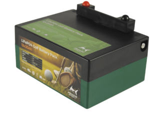 Predator 18 Hole Lithium Golf Trolley Battery, Charger,lead & Bag
