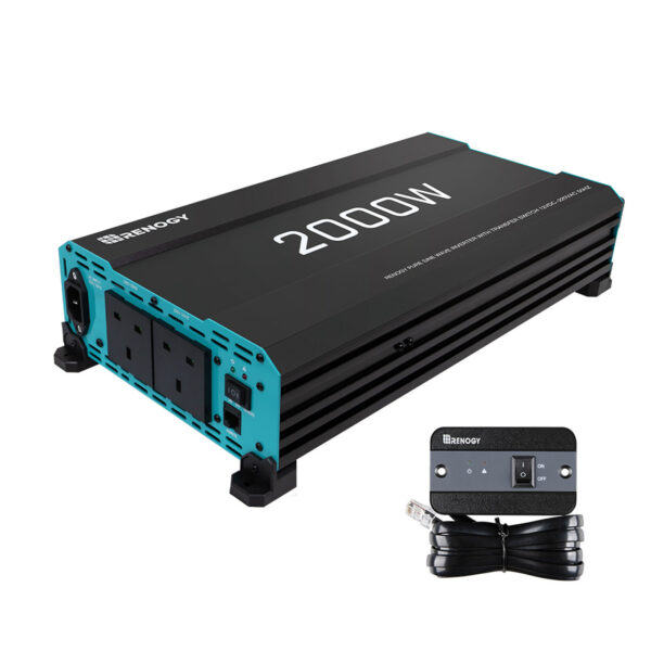 Renogy 2000W Pure Sine Wave Power Inverter with UPS Function