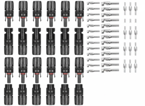 Pack of 10 Pairs MC4 Solar Panel Connectors Male & Female