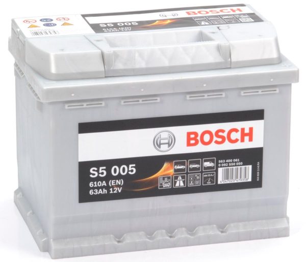 027 Bosch Silver Car Battery (S5005)