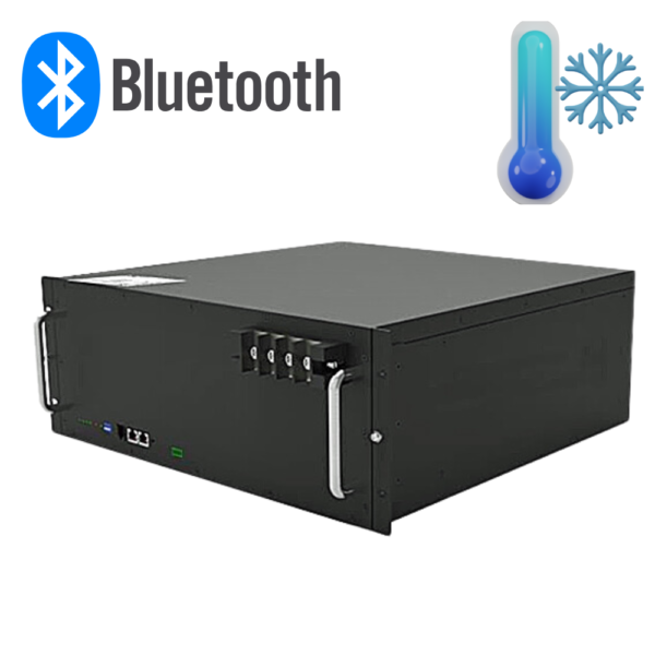 48v 100ah 4.8KW Ritar Lithium Rackmount ESS Renewable/Solar Battery with CAN Bus, Heater & Bluetooth