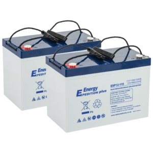 Pair Of 12v Expedition Plus 100ah Agm Mobility Scooter Batteries (Agm-100-mob)