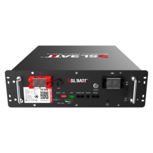 51.2V BSLBatt 100ah 5.12KW Lithium Rackmount ESS Renewable/Solar Battery Black Edition - B-LFP48-100E 3U