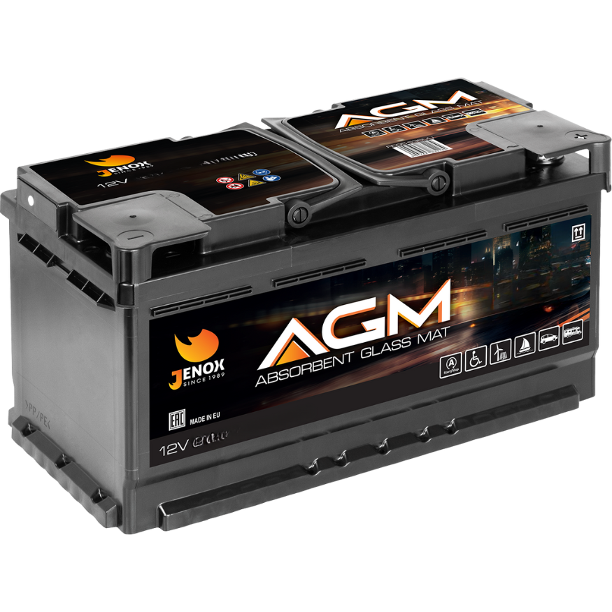 12V 75AH Jenox AGM Leisure Battery