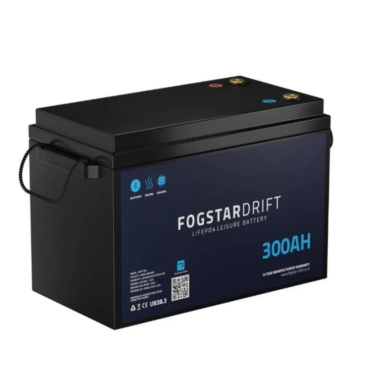 12v 300AH Fogstar Drift Lithium Leisure Battery With Bluetooth & Heating