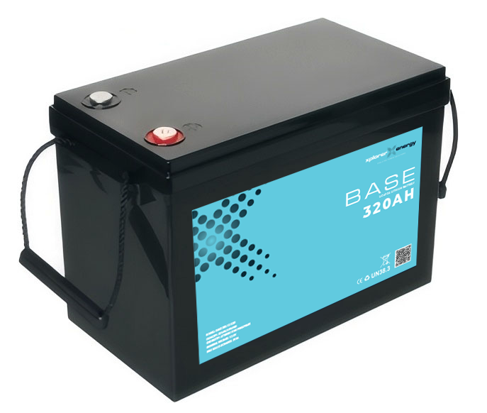 12v Lithium 320AH Xplorer Base Leisure Battery with Bluetooth-XBL12-320