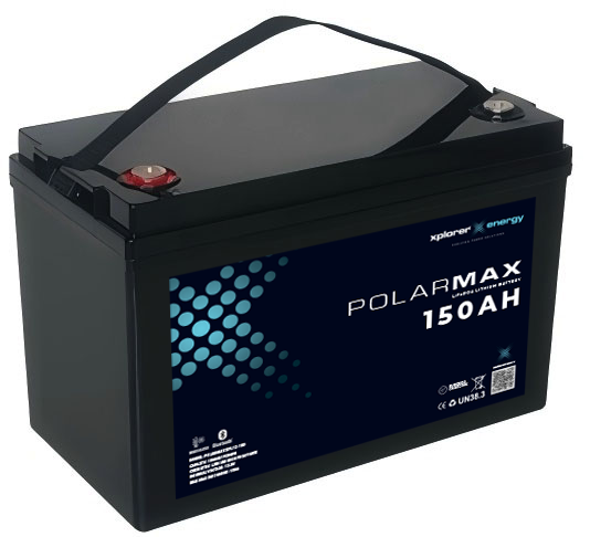 12v Lithium 150AH Xplorer Polarmax Low Temperature Leisure Battery with Bluetooth -XPL12-150 - Image 4