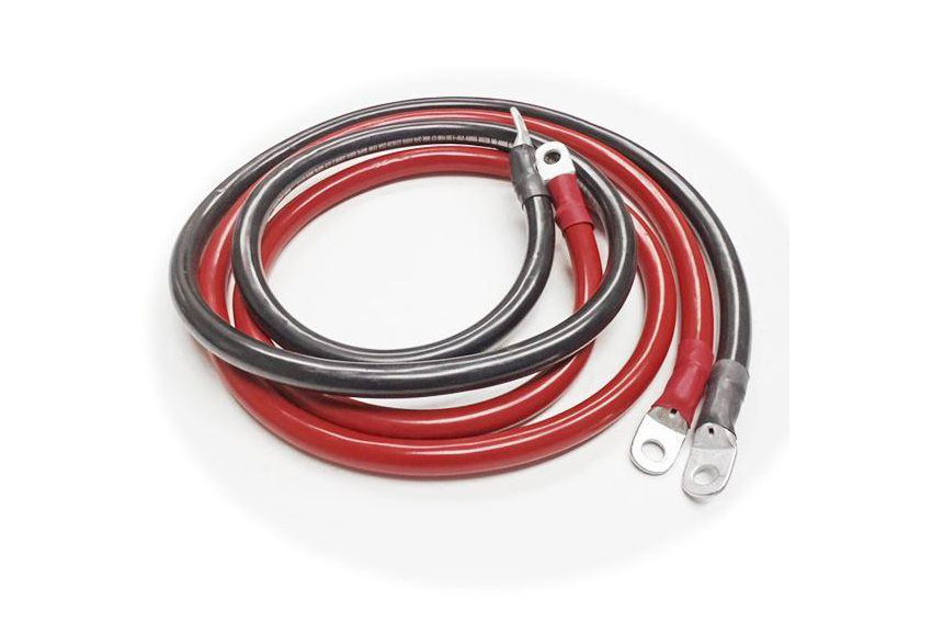 Pair Of 70mm2 Battery Linking Cables With M8 Eyelets 300mm Length