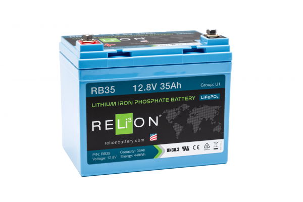 12V 35AH Relion Lithium Ion Battery RB35-0