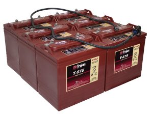Club Man Transporter Golf Cart Trojan Battery Set-0