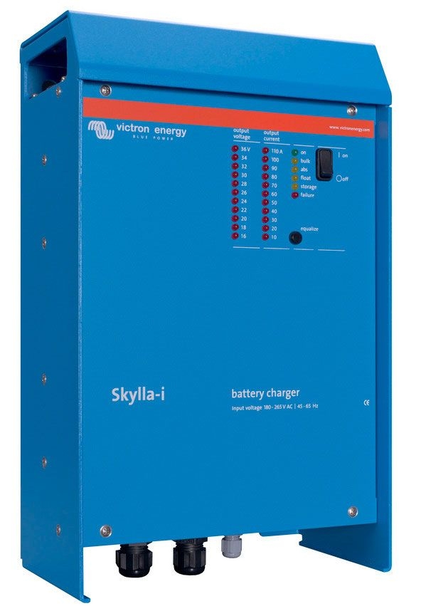 Victron Energy Skylla-i IP21 Battery Charger 24V/100A/230V - 3 Output - SKI024100002-0