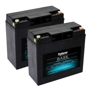 Pair of 12v 24AH Xplorer Lithium Mobility Scooter Batteries