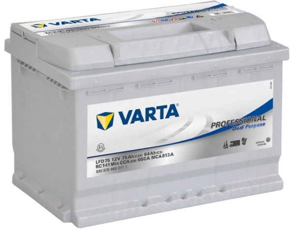 12V 75AH Varta LFD75 Professional Leisure Battery (930075065)-0