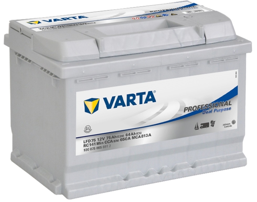 12V 75AH Varta LFD75 Professional Leisure Battery (930075065) (N/A ...