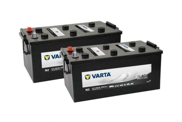 Pair Of 627 Varta Commercial Batteries (I8) (620045068)-0